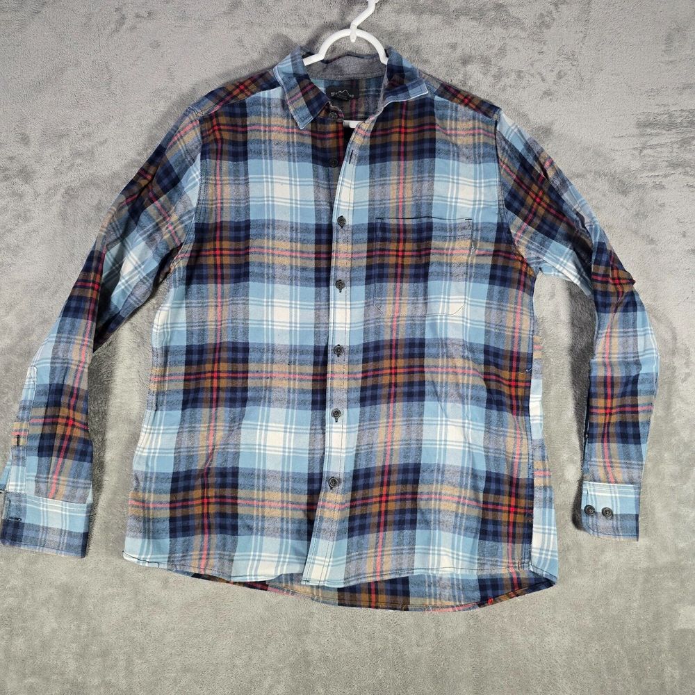 Eddie Bauer Button Down‎ Shirts Mens Large Casual  Long Sleeve Multicolor Plaid